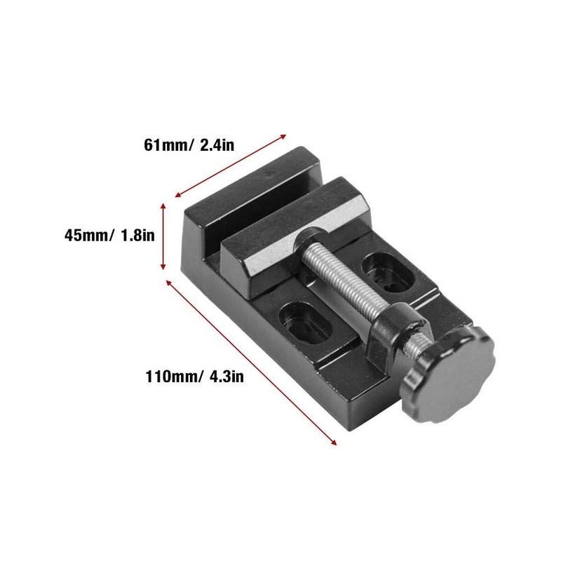 Bench Vise Aluminum Alloy Mini 8005 Flat Clamp Drill Press