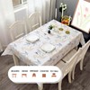 yayafunfun Plastic Tablecloth 1pc 137 * 180cm Waterproof MapleLeaf Table