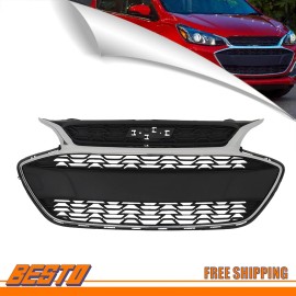 Munirater Front Grille Bumper Upper Mesh Grill Replacement For Chevy Spark 2019-2022 New