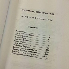 International T9 Td9 Crawler Tractor Service Repair Shop Manual Full Td-9 Ihc