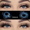 Turin-Blue Eyelash Tweezers for Eye Contact Lens Application and Display