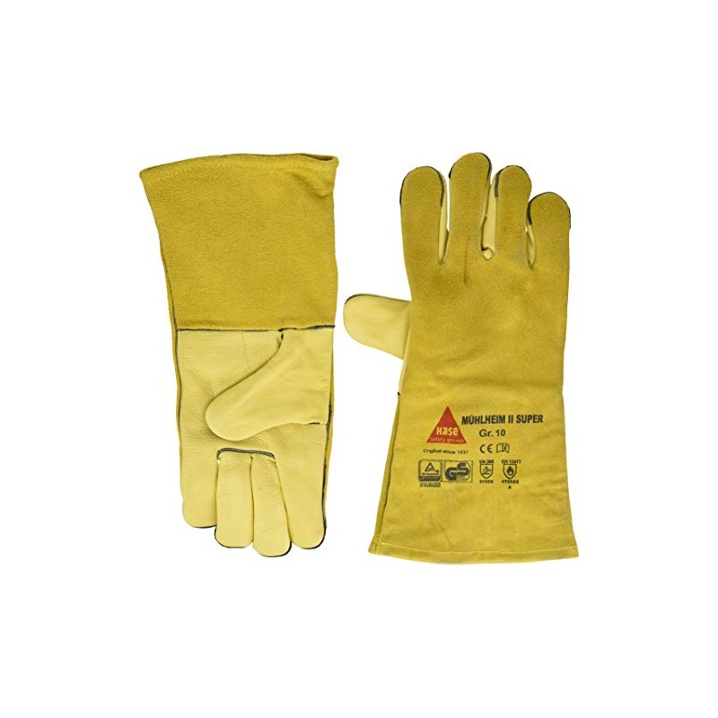 Hase SH301110/10 Leather Gloves, 10