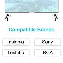 Universal TV Stand Screws and Washers Kit for Insignia Sony Toshiba RCA Roku TV Mount Legs, Includes Washers