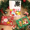 Moretoes 24pcs 8.25x6x2.75in Christmas Bakery Cookie Boxes with Window, Xmas