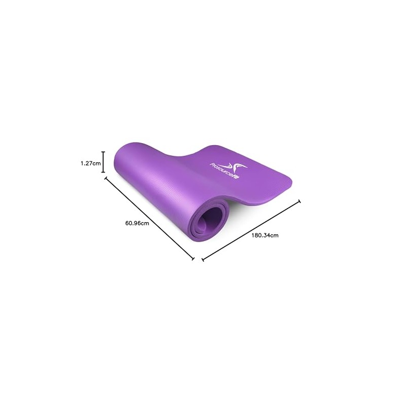 ProsourceFit Extra Thick Yoga and Pilates Mat ½” (13mm) or