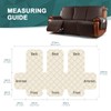 Ruaozz Waterproof Recliner Sofa Cover 1-Piece Couch Covers for Reclining