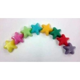 MINI 8x stars 2-3cm soaps fragrance free suitable for sensitive skin. colours will vary