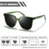 LVIOE 2 Pack Oversized Polarized Sunglasses for Women Trendy Large