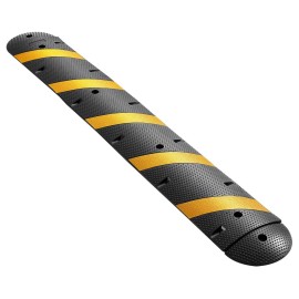 Rubber Speed Bump 6 Ft 30 Mm Height Heavy Duty For Asphalt Roadway SafetyDefault: Default