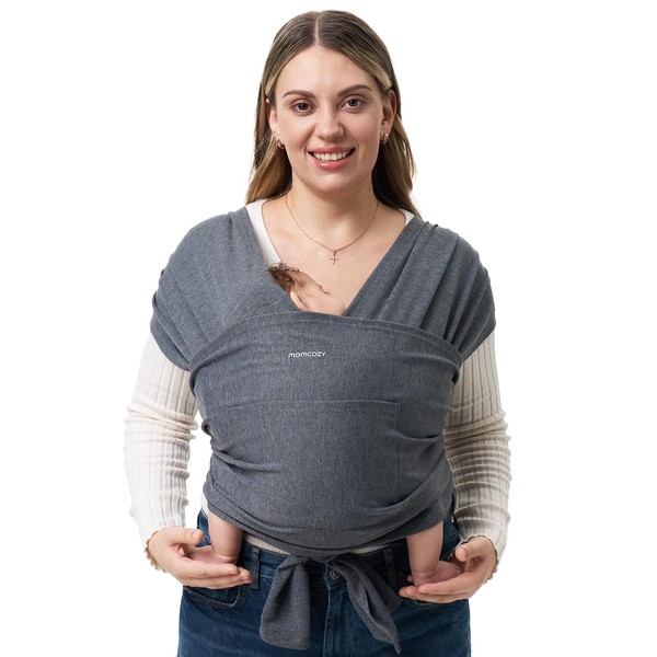 Momcozy Baby Wrap Carrier, Easy to Wear Infant Carrier Slings,