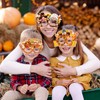 HOWAF Thanksgiving Photo Booth Props Pumpkin Shape Photo Frame with
