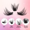 Fadlash Individual Eyelashes Eyelash Extension DIY for Beginners Reusable Lashes