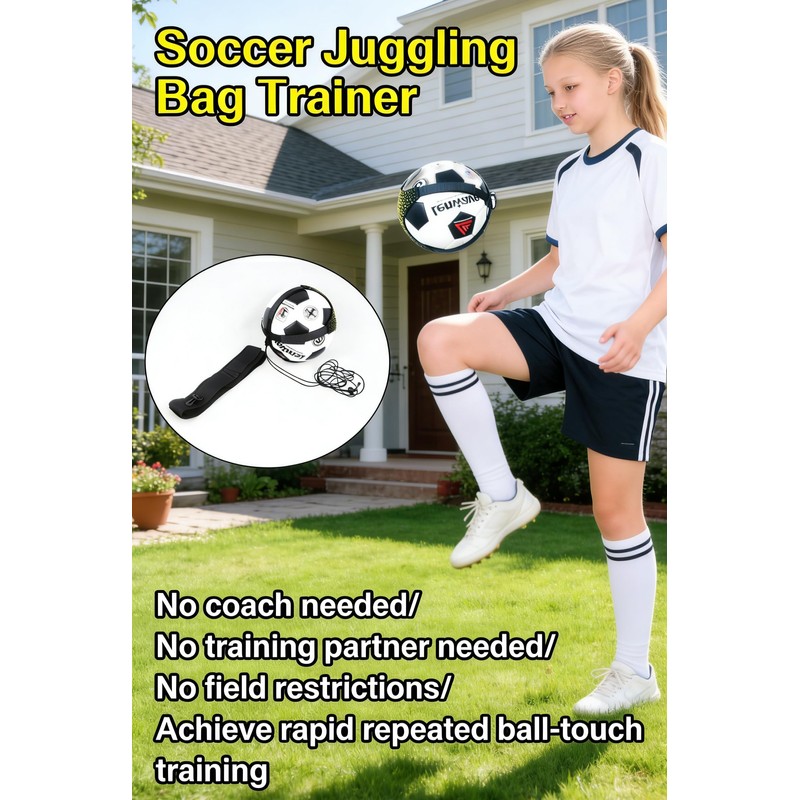 SUJAYU Soccer Training Equipment, Solo Trainer with Adjustable Belt, Fits