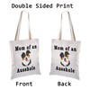 BLUPARK Australian Shepherd Lover Shopping Bag Mom of an Ausshole