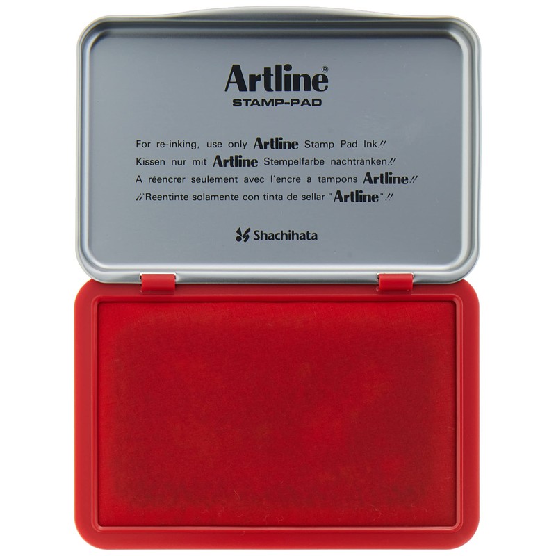 Artline Ehj-3 Stamp Pad, Red (1R)