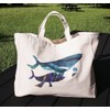 J's Select Tote Shoulder Bag, 2-Way, Large Capacity, Canvas, Logo