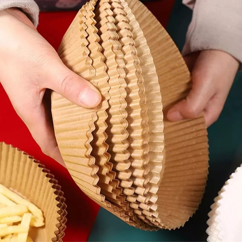 CB Molde De Papel Para Freidora De Horno 100 Piezas