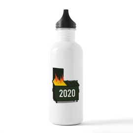 CafePress Dumpster Fire 20 Stainless Steel Water Bottle 1 1.0L (34 oz) Stainless Steel Water Bottle