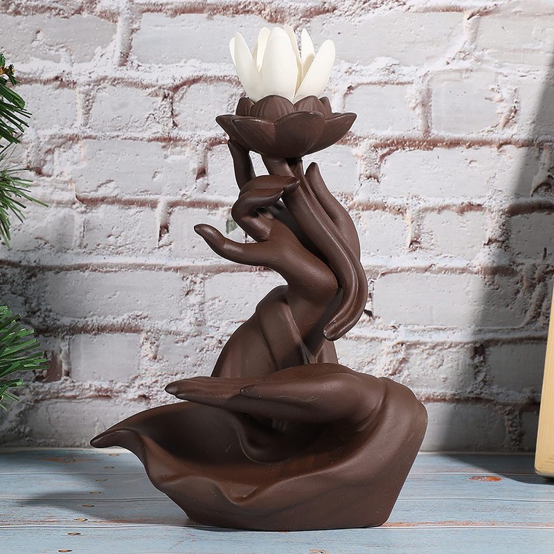 Waterfall Incense Holder, Waterfall Burner, Ceramic Waterfall Incense Holder, Cone