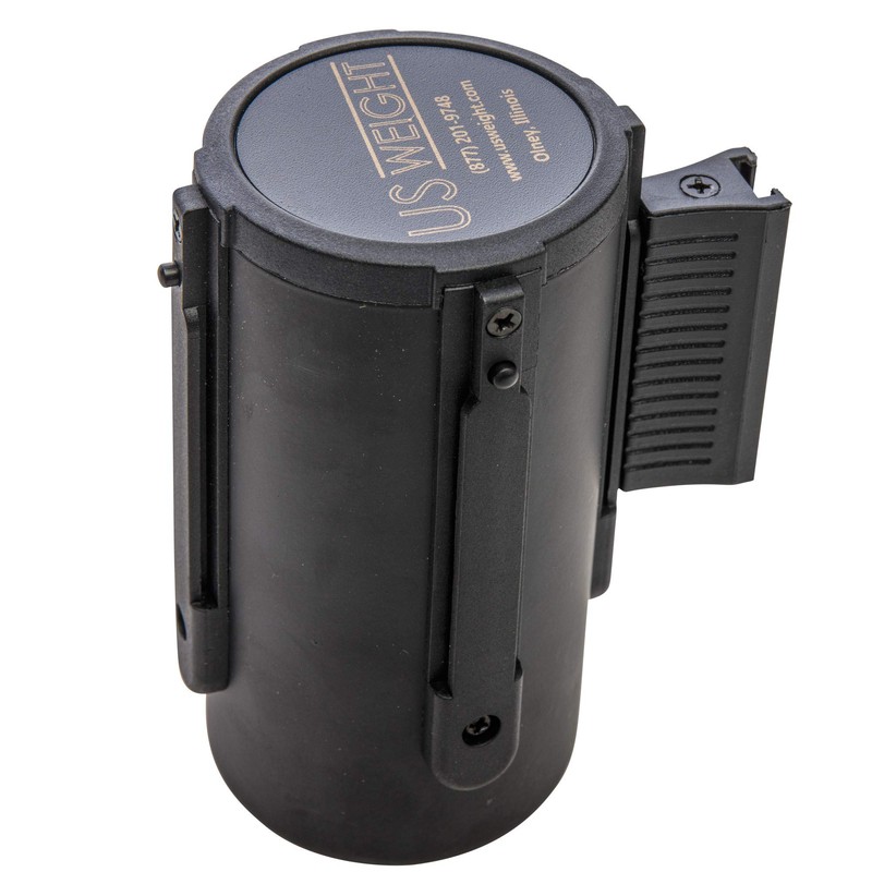 US Weight Magnetic Wall Mount with 7.5’ Black Retractable Belt