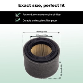 AWSZH 1PC 11029-0019 11029-7023 11029-0032 Air Filter with Pre-Cleaner Combo Fit for Kawasaki FJ180V AS30 Engine for 100-018 Rotary 13382 Toro models 22297 22298 Prostripe 560 Lawn Mower Air Filter