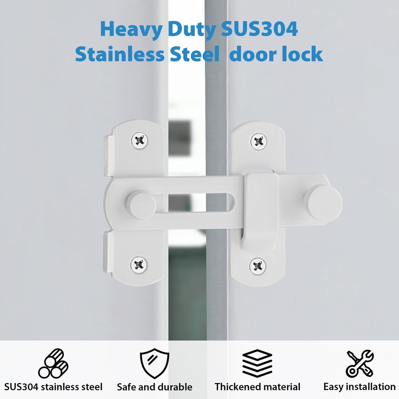 Alise 4 inch Heavy Duty Flip Latch Gate Latches, Safety