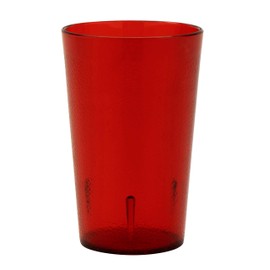 GET Heavy-Duty Plastic Restaurant Tumblers, 9.5 Ounce, Red (Set of 4)" }