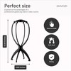 GWOZI Wig Stand for Styling - Portable Collapsible Wig Holder