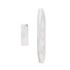 Fox Run Marble French Rolling Pin and Base, 2 x