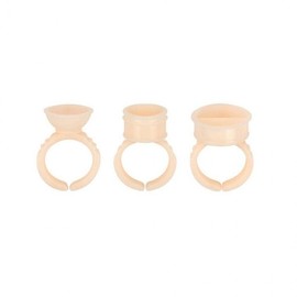 300Pcs Tattoo Pigment Ring Cups for Semi-Permanent Makeup One Set/Small