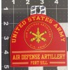 Decal - Fort Sill Air Defense Artillery - Red -