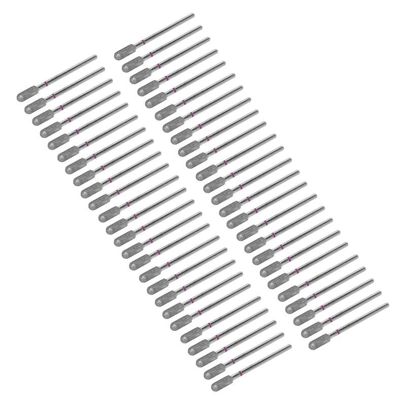 50pcs Carborundum Nail Drill Bits Remove Dead Skin Universal Nail