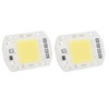 2 Pcs LED COB Chip High Power Driverless Integrated SMD