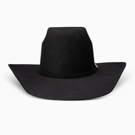 RESISTOL Kid's 2X Pay Window 4" Brim Pre-Creased Cowboy Hat Black