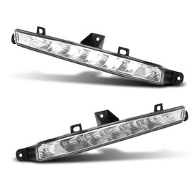 LQI LED Fog Lamp Daytime Running Lights Pair Compatible with Benz W221 S63 AMG 2007-2013 2218201356, 2218201456