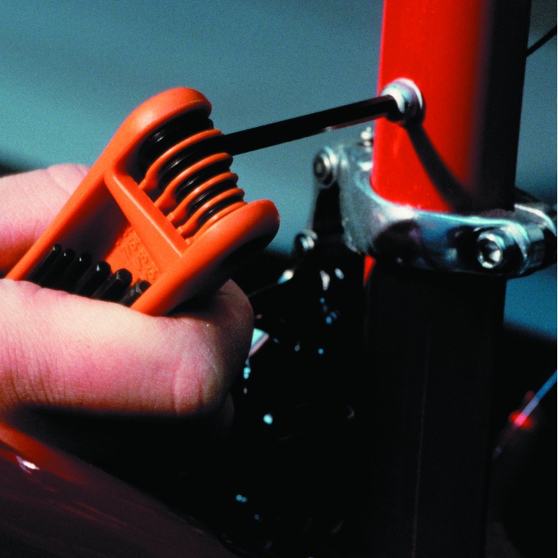 Bondhus 12589 GorillaGrip Set of 9 Hex Fold-up Keys, sizes