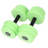 2pcs Floating Dumbbell EVA Thread Design Aquatic Exercise Dumbbell for
