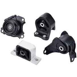 4PCS Engine Motor Mount Kits Compatible with Honda CRV 2.4L 2002-2006 Engine Transmission Motor Mount Replace A4504 A4506 A6596 A6597