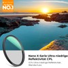 K&F CONCEPT Filter 55 mm Ultra Low Reflection Polarising Filter