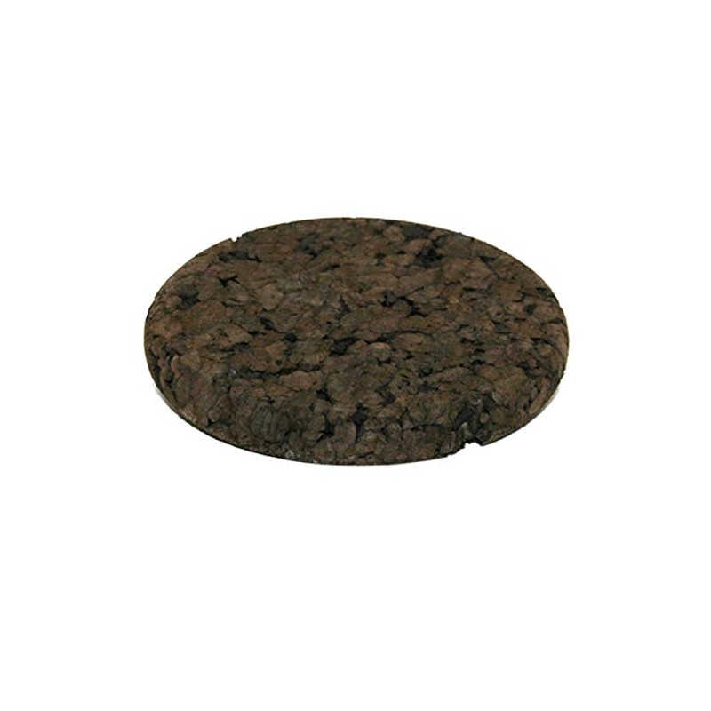 Set of 2 Dark Cork Coasters (Round), 25 cm, 72007