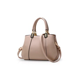 NICOLE&DORIS Women Lady Handbags Shoulder Bag Crossbody Bag Tote Satchel Purse PU Leather Khaki