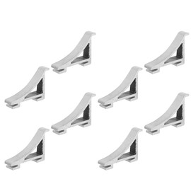 ULTECHNOVO 16 Pcs Support Buttons Shelf Holders Pegs Shelf Braces Fridge Shelf Clip Commercial Fixture Aluminum