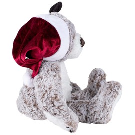 DEMDACO Giving Natural Brown 16 inch Plush Polyester Christmas Stuffed Figure Bear Toy