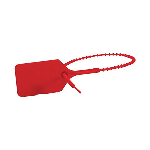 FSSS Ltd SECURITY FIRE SAFETY SUITCASE TAG TAMPER SEALS X 25 RED