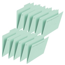 Plus FL066IF File Individual Folder, Recycled Paper, A5, Blue, Pack of 10, 87-455 x 10