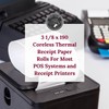 3 1/8 x 190 Thermal Receipt Paper Rolls (30 Rolls)