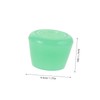 BESPORTBLE 1Pair Durable PU Roller Skate Brake Stoppers Double Row