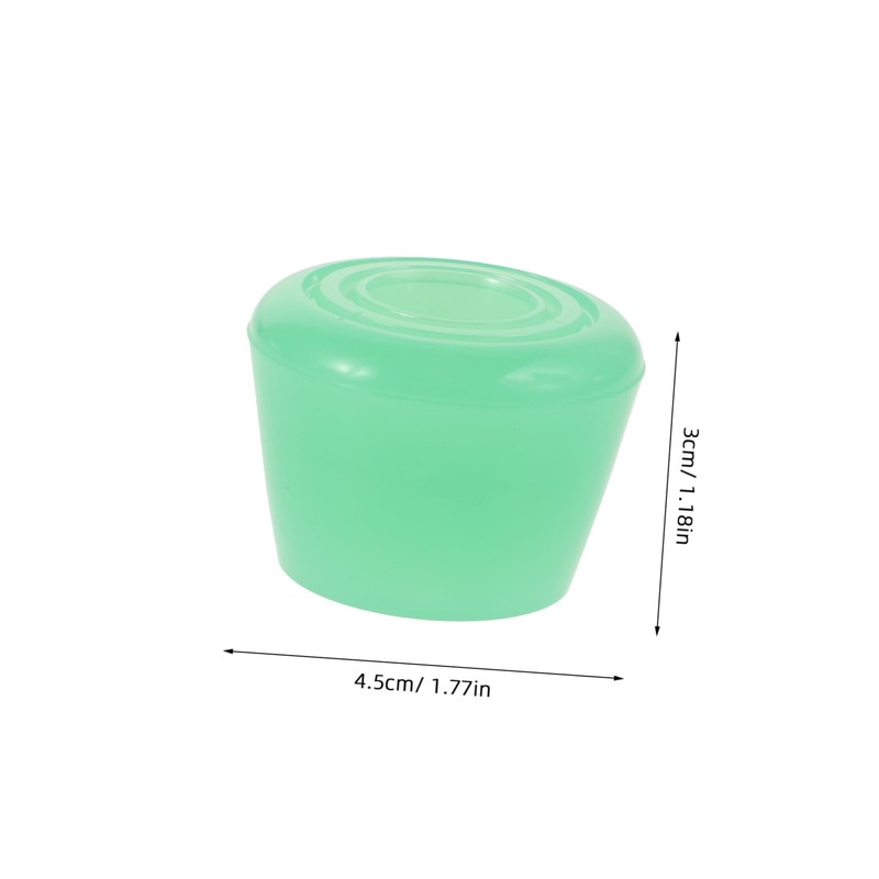 BESPORTBLE 1Pair Durable PU Roller Skate Brake Stoppers Double Row