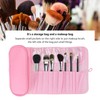 Cosmetic Bag Professional Makeup Brush Rolling Case Pink Cosmetics Make