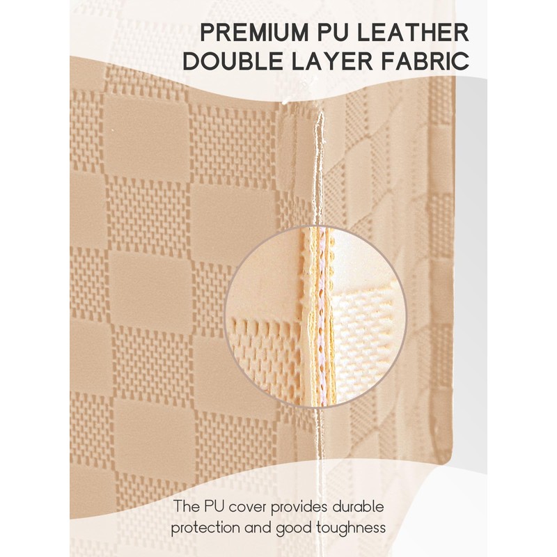 Tissue Box Cover, Square Tissue Box Holder, Leather Tissue Holders